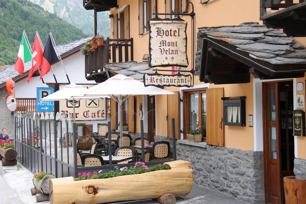 Mont Velan Chambres & Restaurant Saint-Oyen Exterior photo